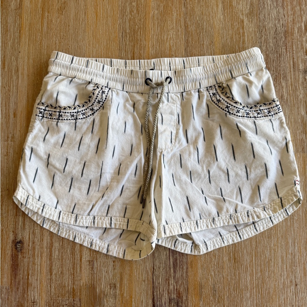 Toad & Co embroidered shorts